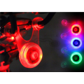 Mini bright rear led light colorful silicone bike light for sale